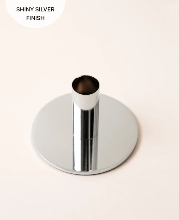Kerzenständer silber, 6.5cm - Bild 5