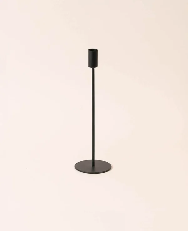 Kerzenständer, schwarz, 29cm