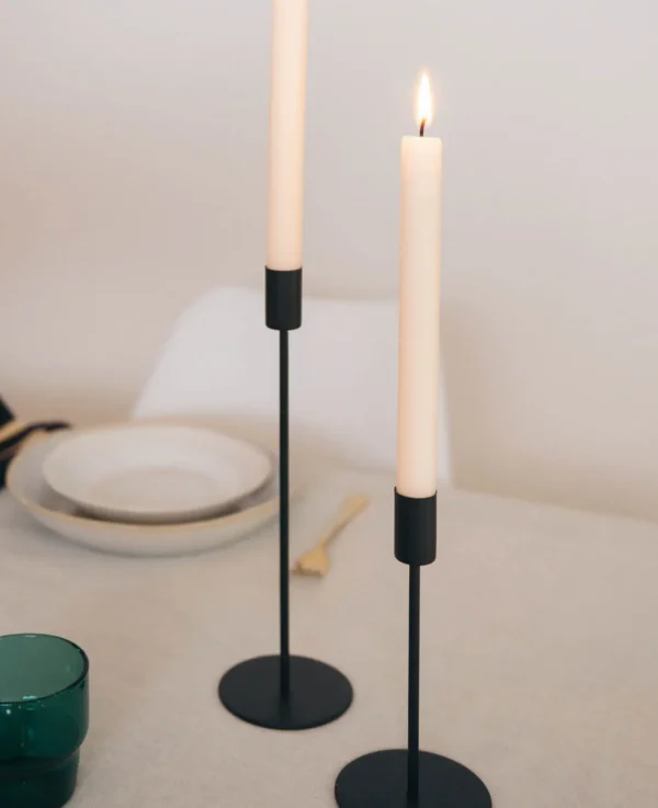 Kerzenständer, schwarz, 29cm - Bild 2