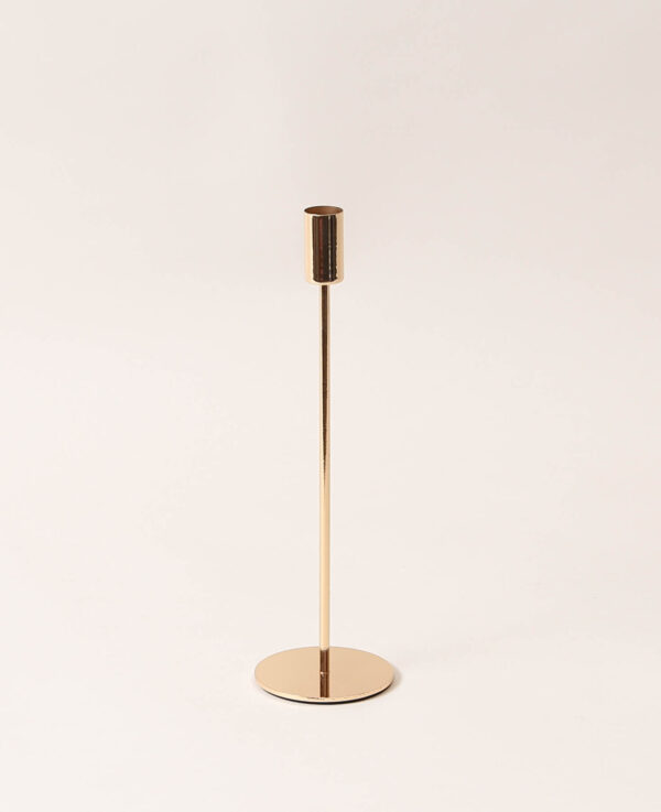 Kerzenständer, gold, 28cm