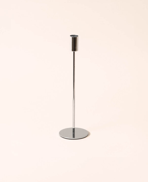 Kerzenständer, silber, 27cm