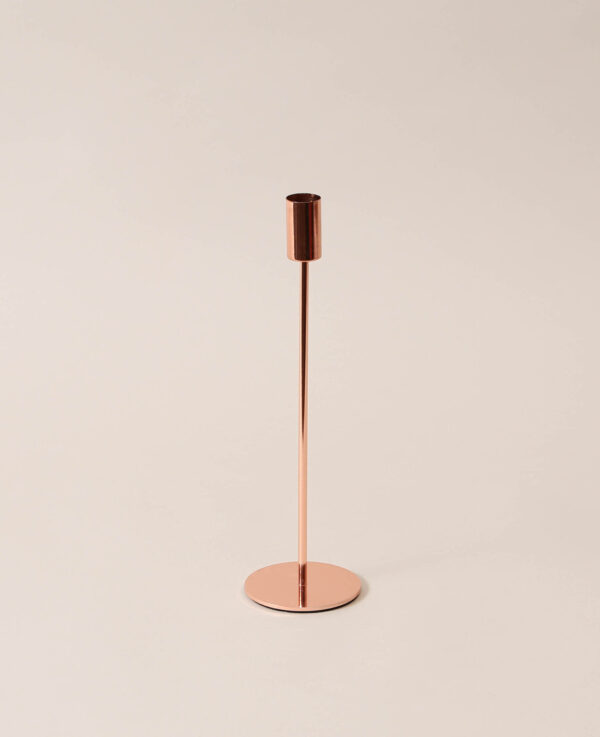 Kerzenständer, rosé, 27cm