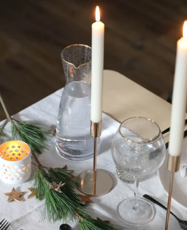 Kerzenständer, gold, 17cm - Bild 3