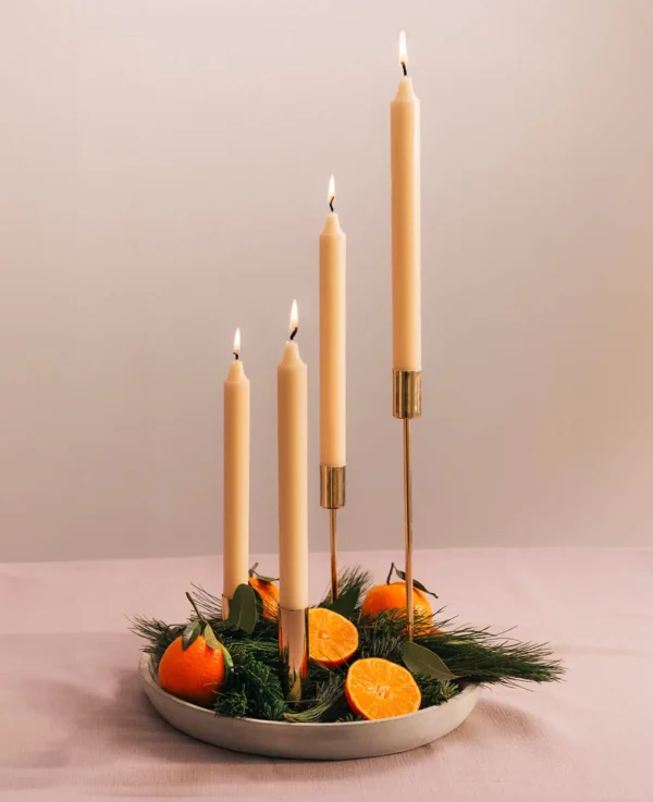 Kerzenständer, gold, 17cm - Bild 4