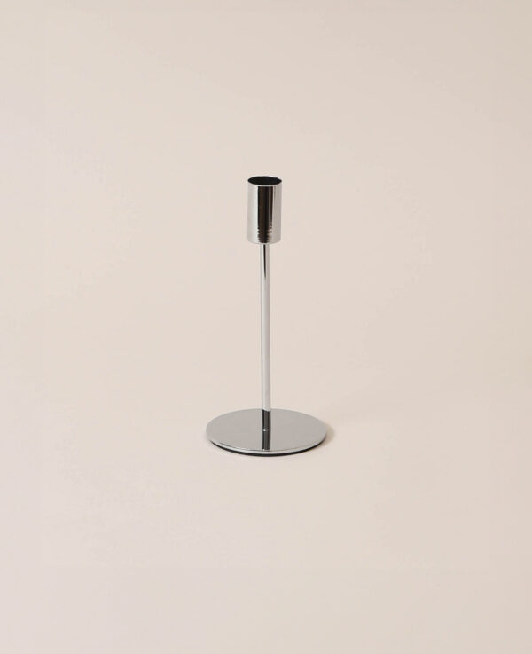Kerzenständer, silber, 17cm