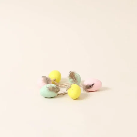 Set d'oeufs de Pâques, pastel, 6 pcs.