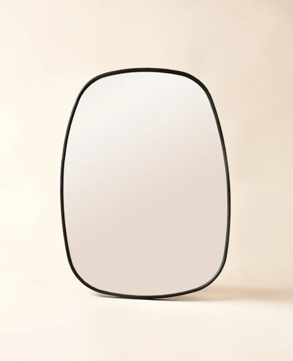 Miroir assym. noir, 30x40