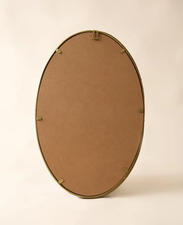 Ovaler Spiegel, gold, 32x48cm – Image 5