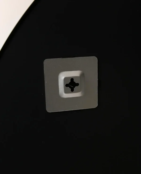 Runder Wandspiegel, schwarz D40 – Image 6