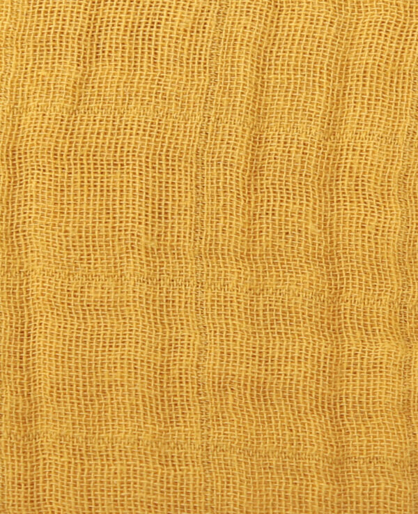 Musselin Tuch, 75x75cm, senf – Image 3