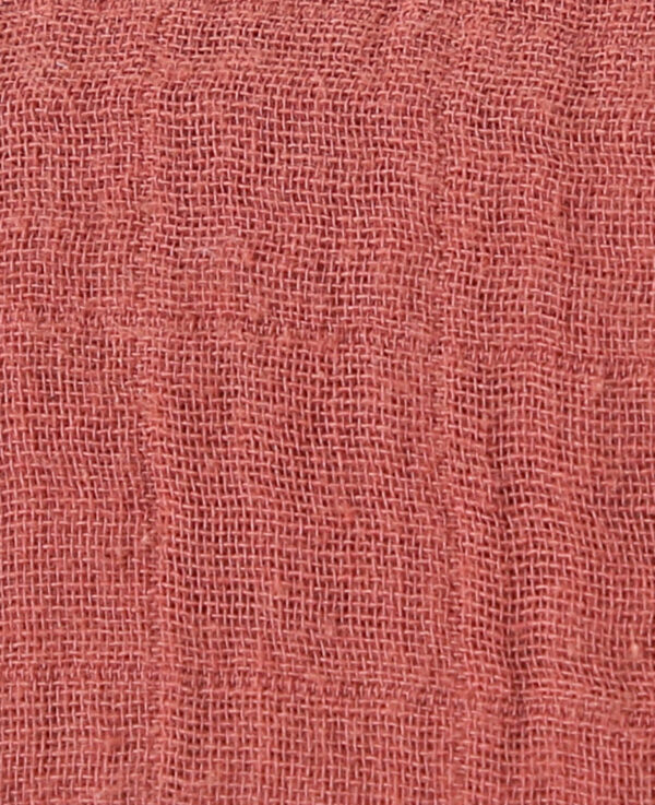 Musselin Tuch, 75x75cm, rost – Image 3
