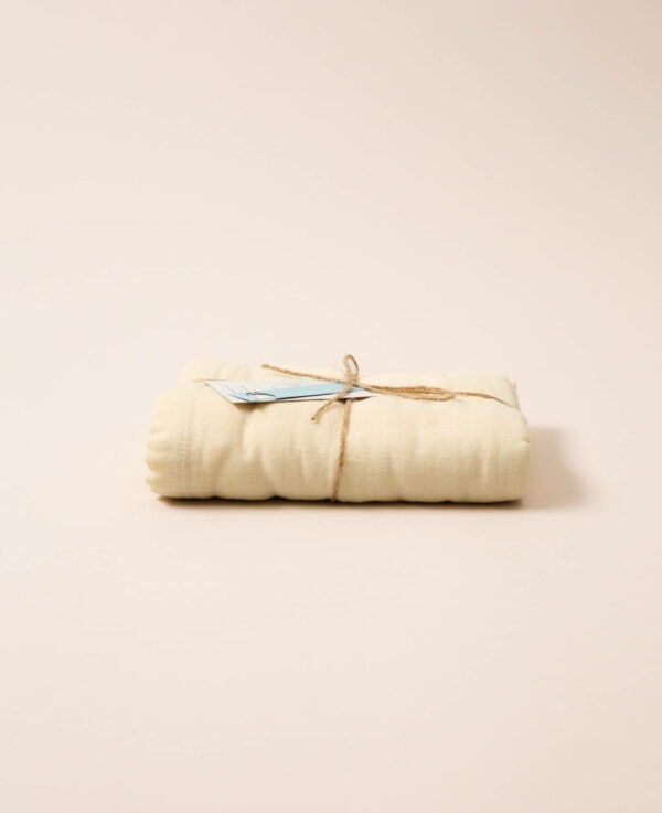 Tissu mousseline, 120x100cm, vanille