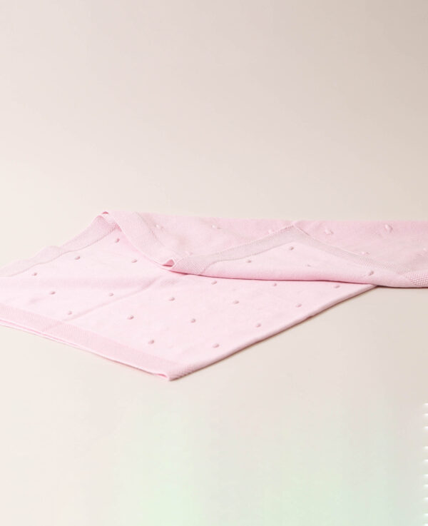 Kinder Decke, rosa, 80x100cm – Image 3