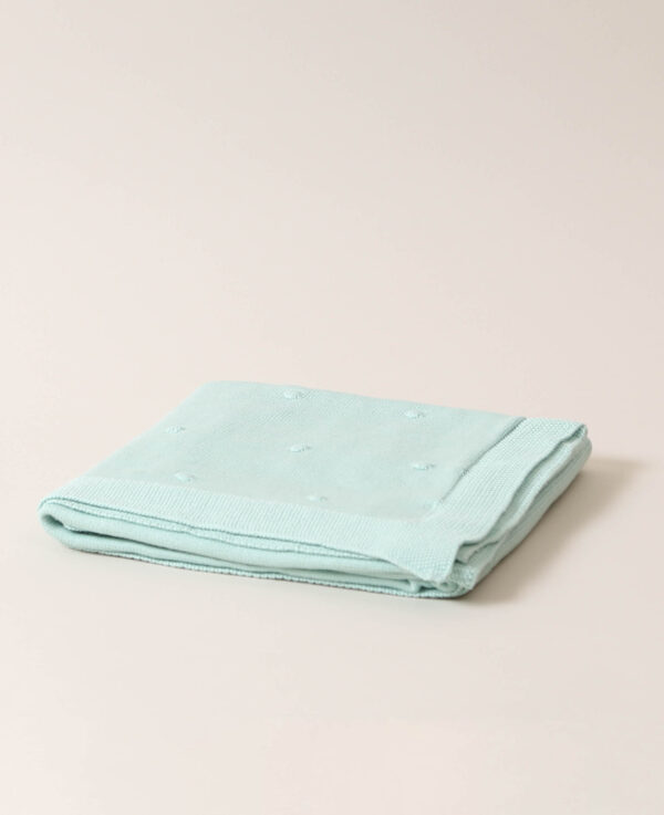 Kinder Decke, mint, 80x100cm