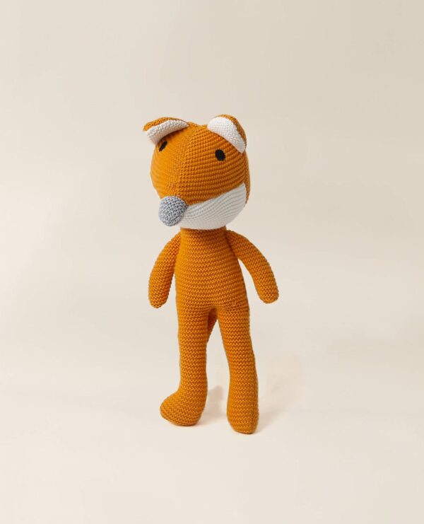 Gestrickter Fuchs, braun