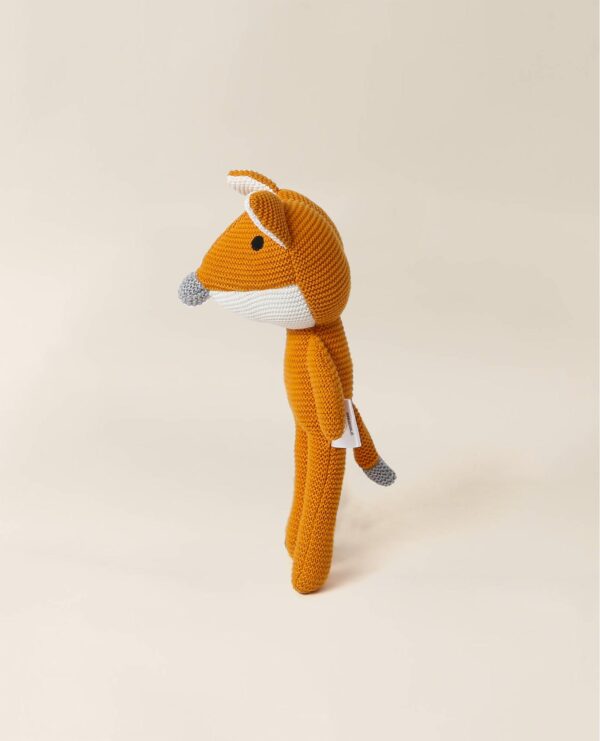 Gestrickter Fuchs, braun - Bild 5