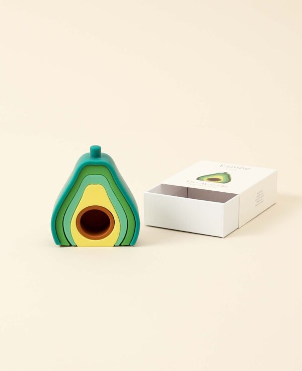 Silikon Steckspielzeug, Avocado – Image 4