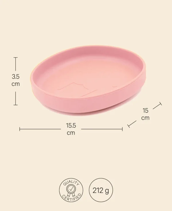 Kinderteller, Monster, rosa – Image 2