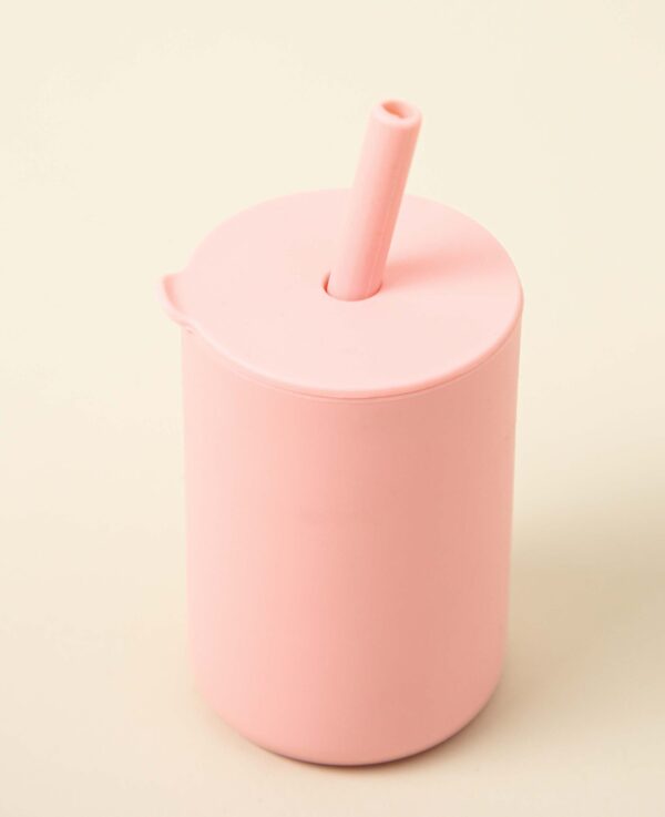 Silikon Trinkbecher, rosa – Image 3