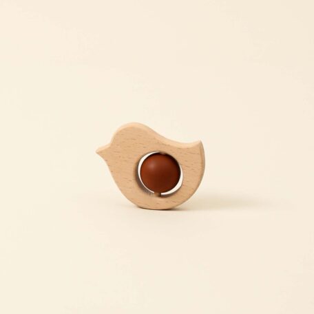 Baby Beissring Holzvogel, rost