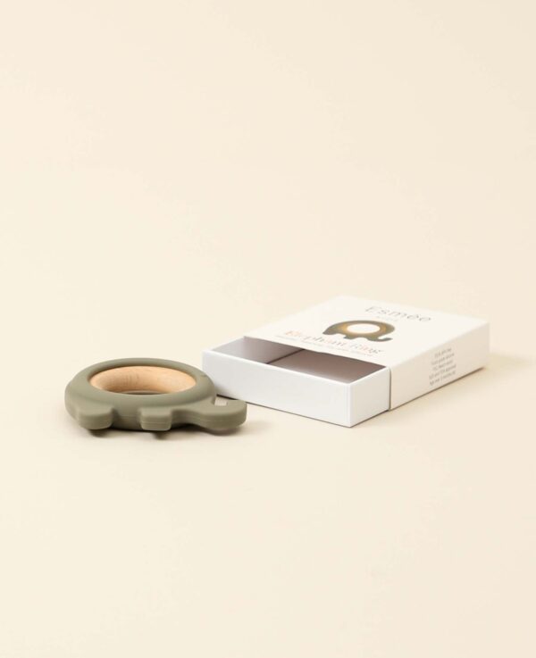 Silikon Beissring, Elefant, taupe - Bild 3