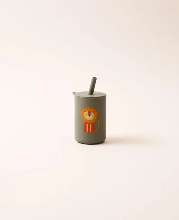 Kinder Trinkbecher, Leo, khaki