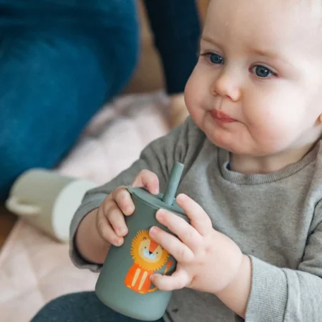 Kinder Trinkbecher, Leo, khaki