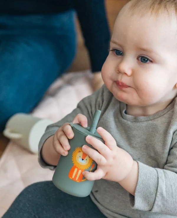 Kinder Trinkbecher, Leo, khaki – Image 2