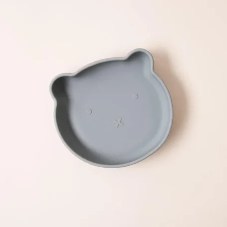 Kinderteller Bär, blau