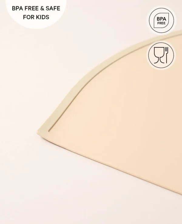 Kindertischset, Oval, 48x30,beige – Image 3