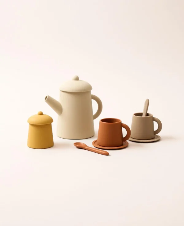 Set de thé pour enfants en silicone, Sienna