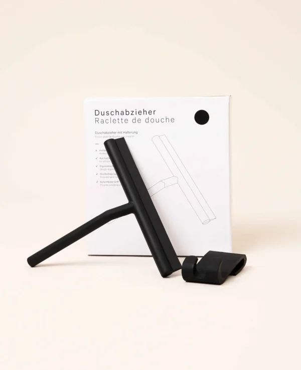 Silikon Duschabzieher, schwarz – Image 2