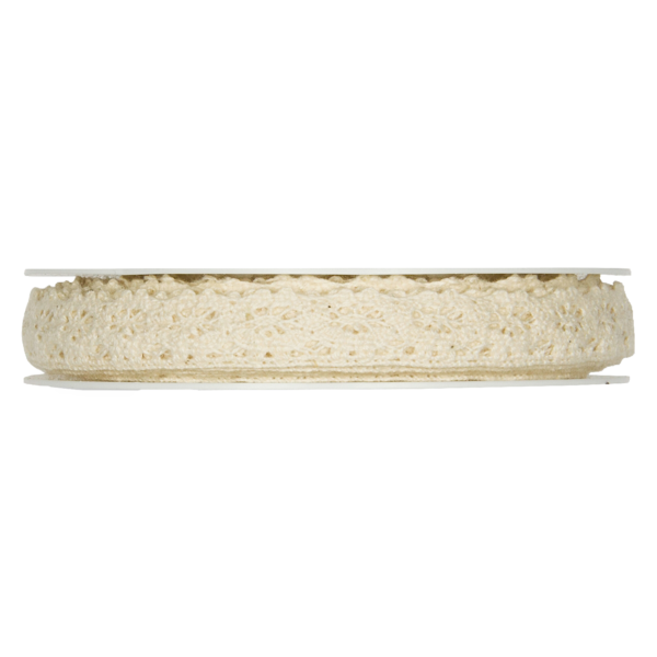 Häkelspitze offwhite 13mm x 7m