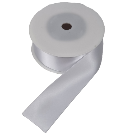 Ruban de satin blanc 40mmx25m