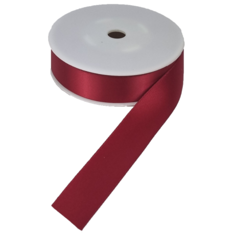 Ruban de satin rouge foncé 40mmx25m
