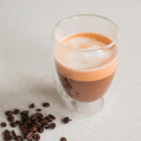Verre à cappuccino à double paroi Coupe à café, 4. pcs