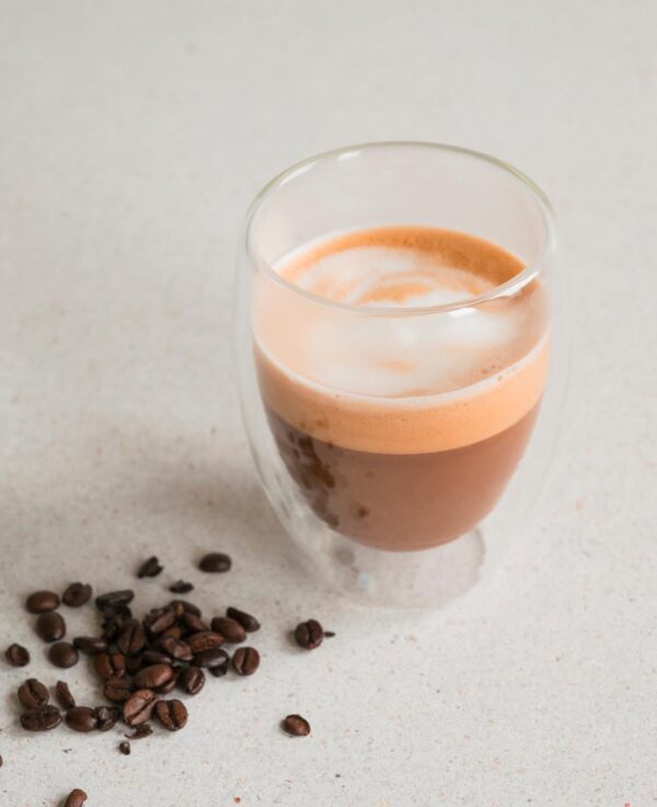 Verre à cappuccino à double paroi Coupe à café, 4. pcs