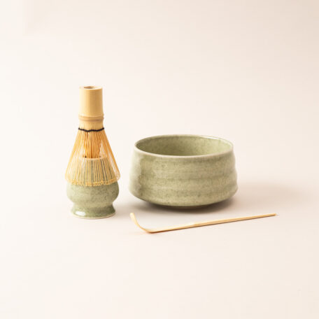 Kit de thé Matcha en céramique (set de 4 pièces)