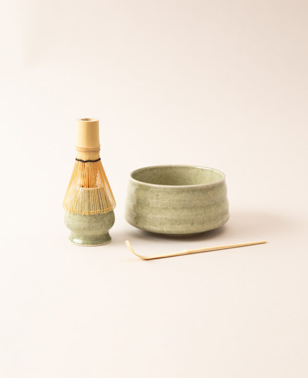 Kit de thé Matcha en céramique (set de 4 pièces)
