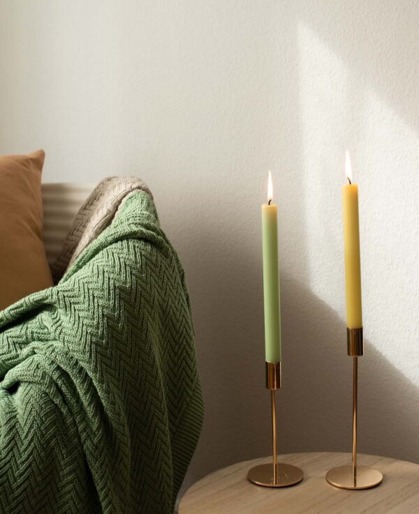 Kerzenständer, gold, 28cm - Bild 2