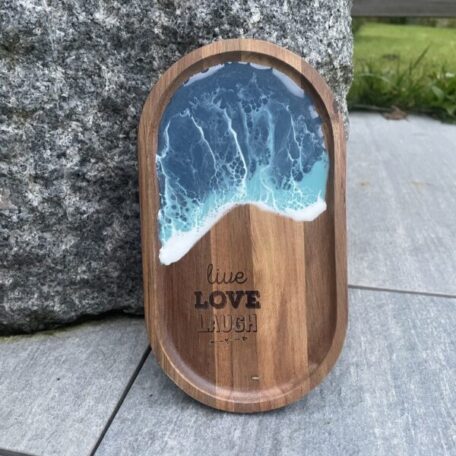 Coque d'océan bleue 