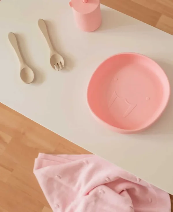Kinder Decke, rosa, 80x100cm – Image 2