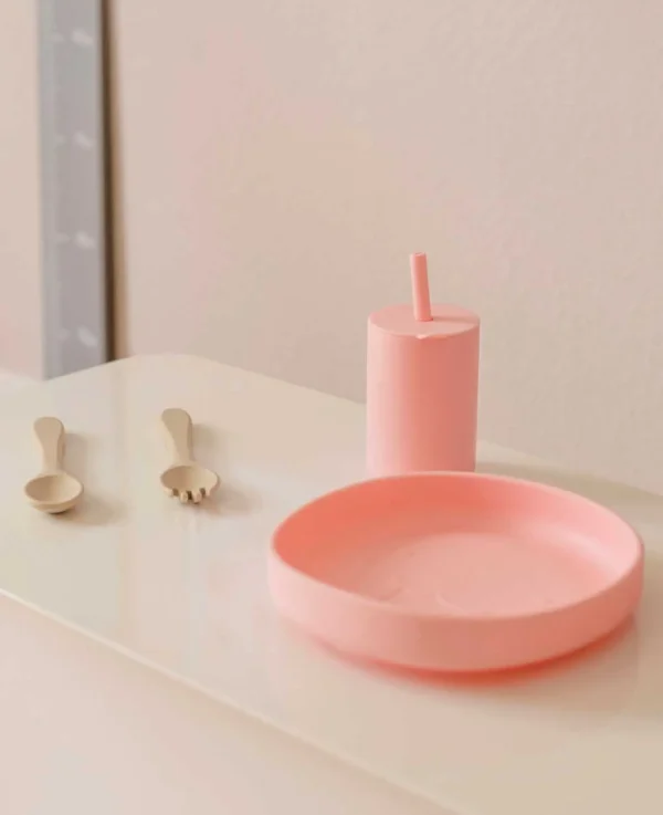 Silikon Trinkbecher, rosa – Image 6