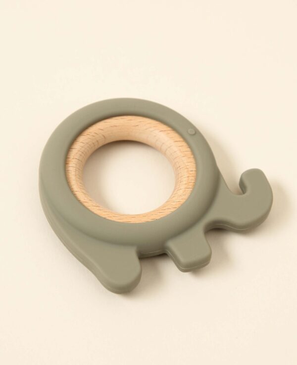 Silikon Beissring, Elefant, taupe - Bild 5