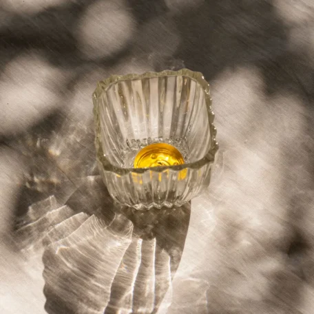 Teelicht, Glas