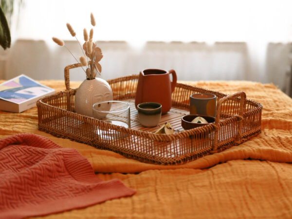 Fischgrät Decke, Blush, 130x170cm – Image 4
