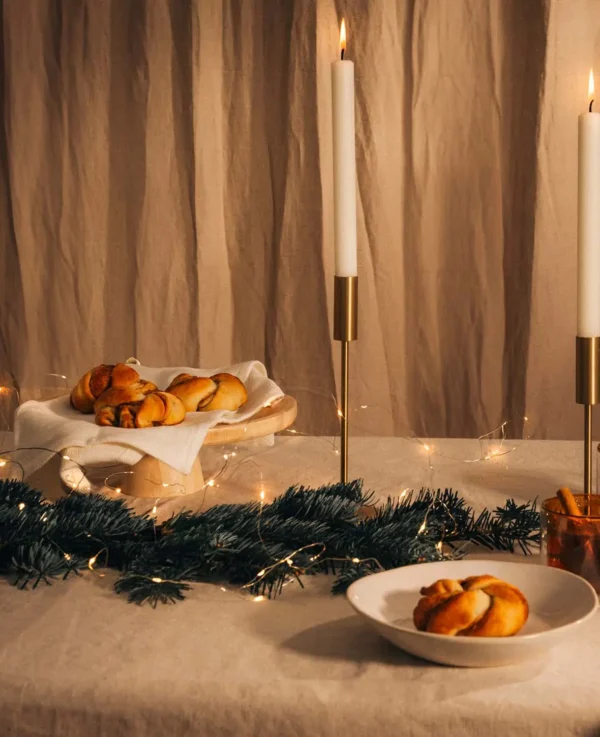 Kerzenständer Messing Look,8x25cm – Image 7