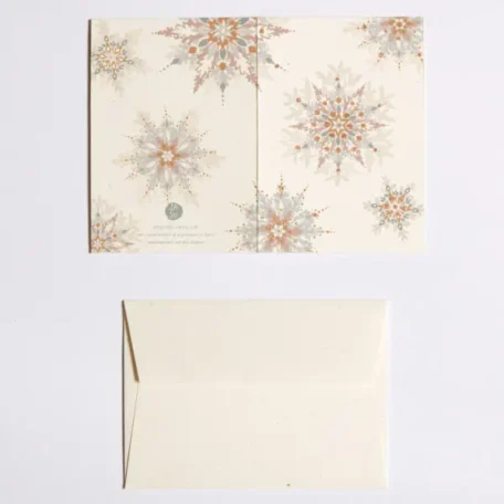 Cartes de vœux peintes à la main -3 séries de magie d'hiver