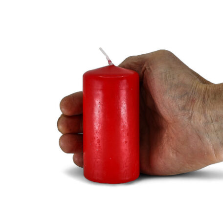 Bougie ronde 'Rubin' Ø50mm - hauteur 100mm