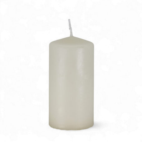 Stumpenkerze 'Wollweiss' Ø50mm - Höhe 100mm